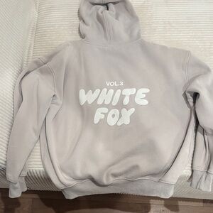 White Fox Boutique Cream Hoodie
